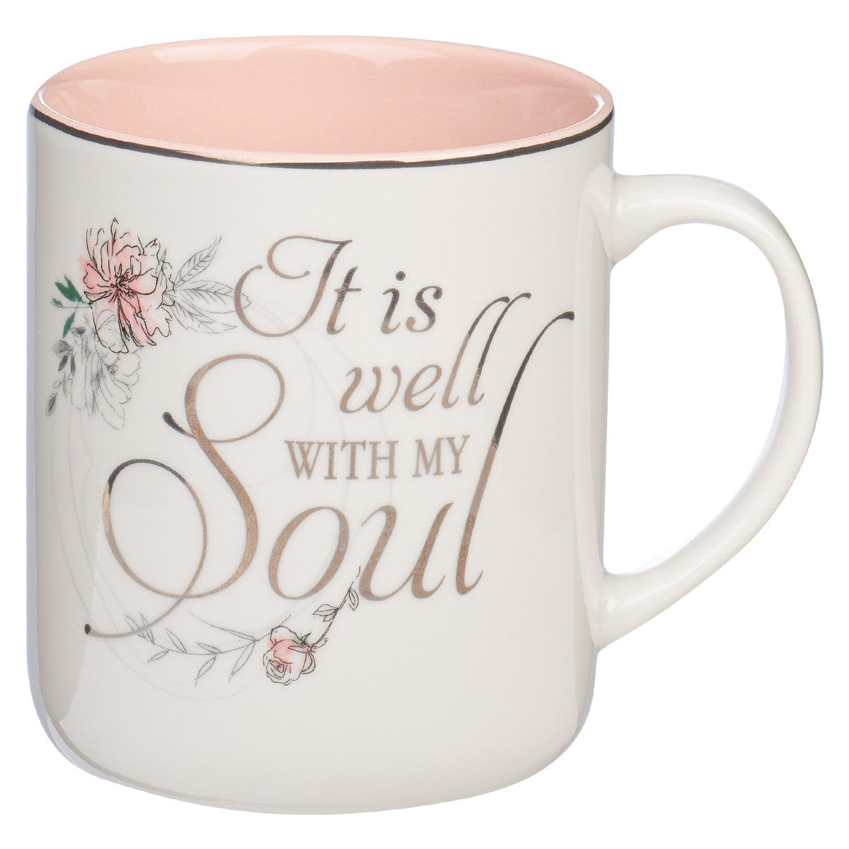 It Is Well Pink Ceramic Mug