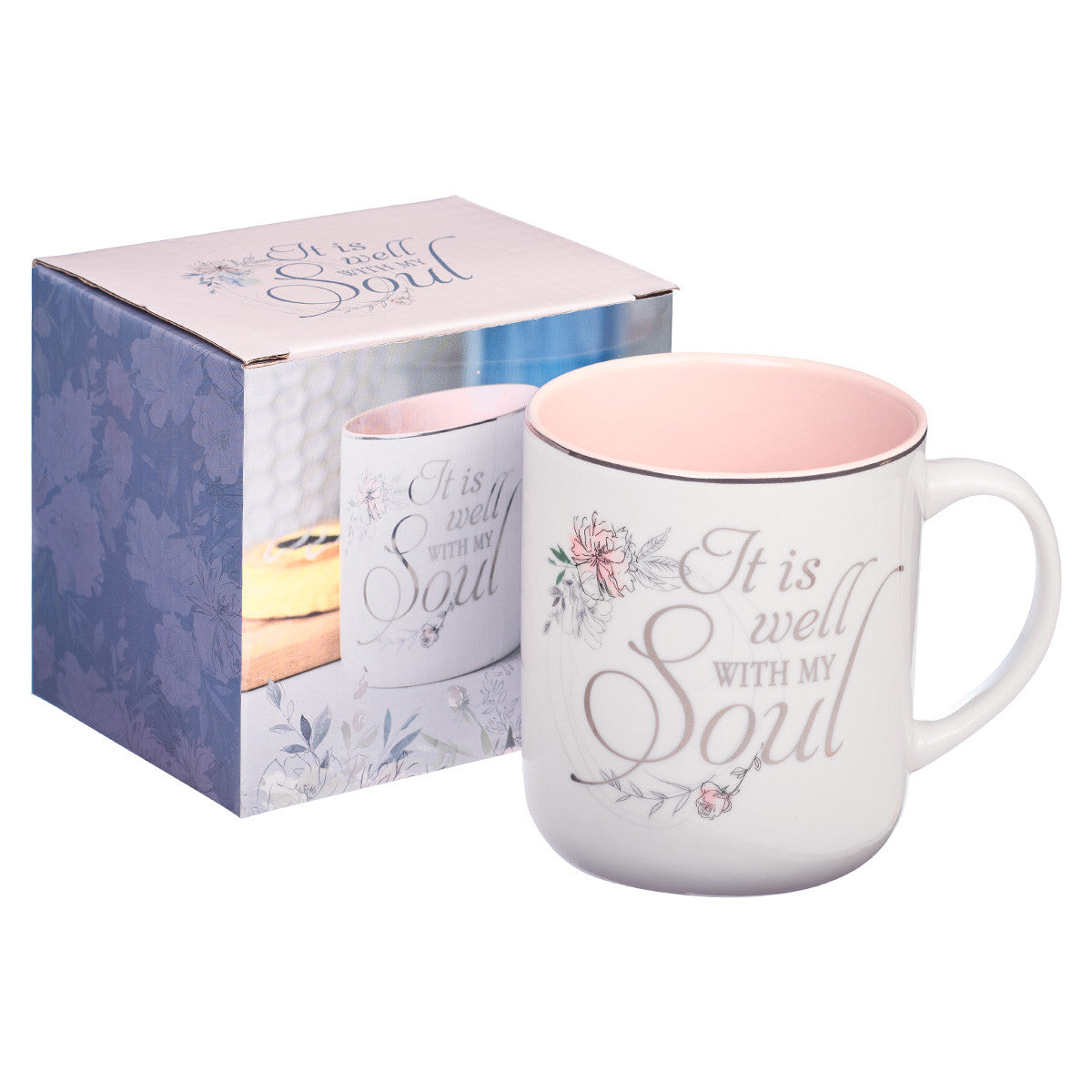 It Is Well Pink Ceramic Mug