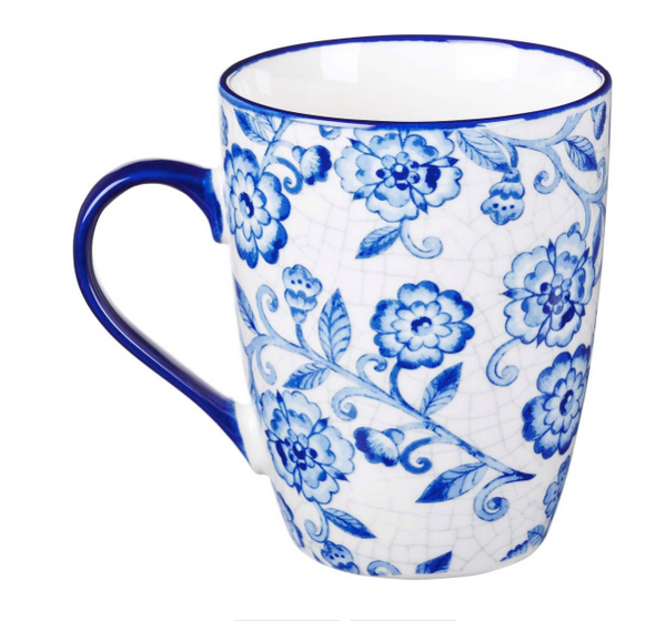 Believe, Hope, Pray & Love Ceramic Mug Set in Blue - The Amazing Grace Co
