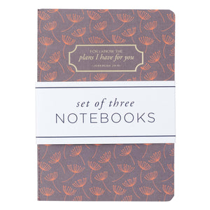 I Know the Plans Large Notebook Set - Jeremiah 29:11 - The Amazing Grace Co