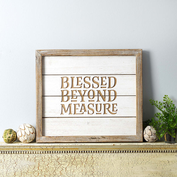 Blessed Beyond Measure Wall Art - The Amazing Grace Co
