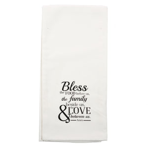 Bless the Food Before Us Tea Towel - The Amazing Grace Co