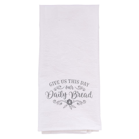 Daily Bread Tea Towel - Matthew 6:11 - The Amazing Grace Co