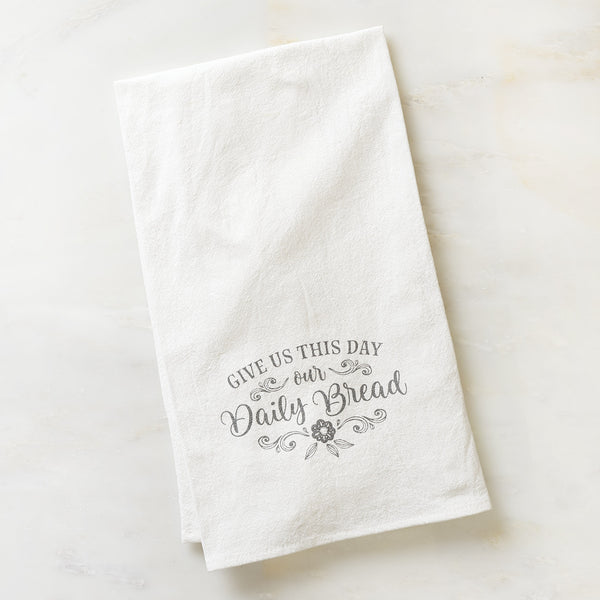 Daily Bread Tea Towel - Matthew 6:11 - The Amazing Grace Co